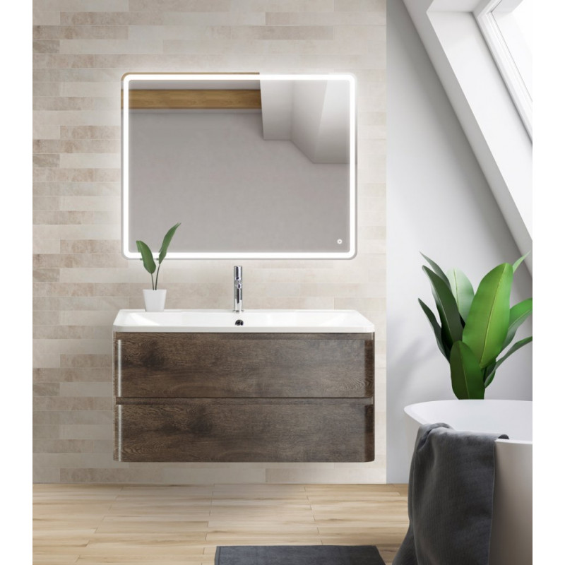 Мебель для ванной BelBagno ALBANO-1200-2C-SO-RNG 1200x450x500 Rovere Nature Grigio