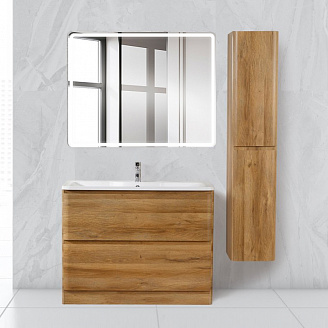 Мебель напольная для ванной BelBagno ALBANO-1000-2C-PIA-RR Rovere Rustico