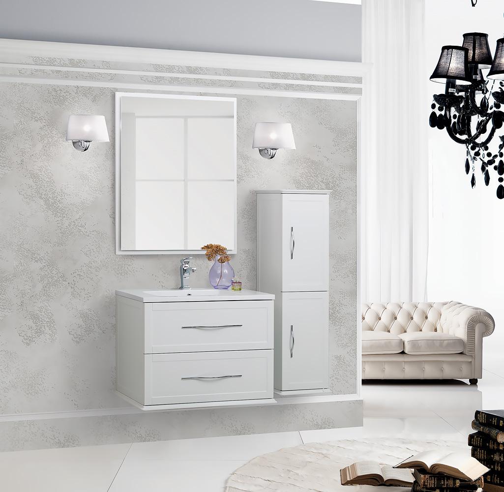 Мебель для ванной CEZARES TIFFANY 75 см, Bianco Opaco