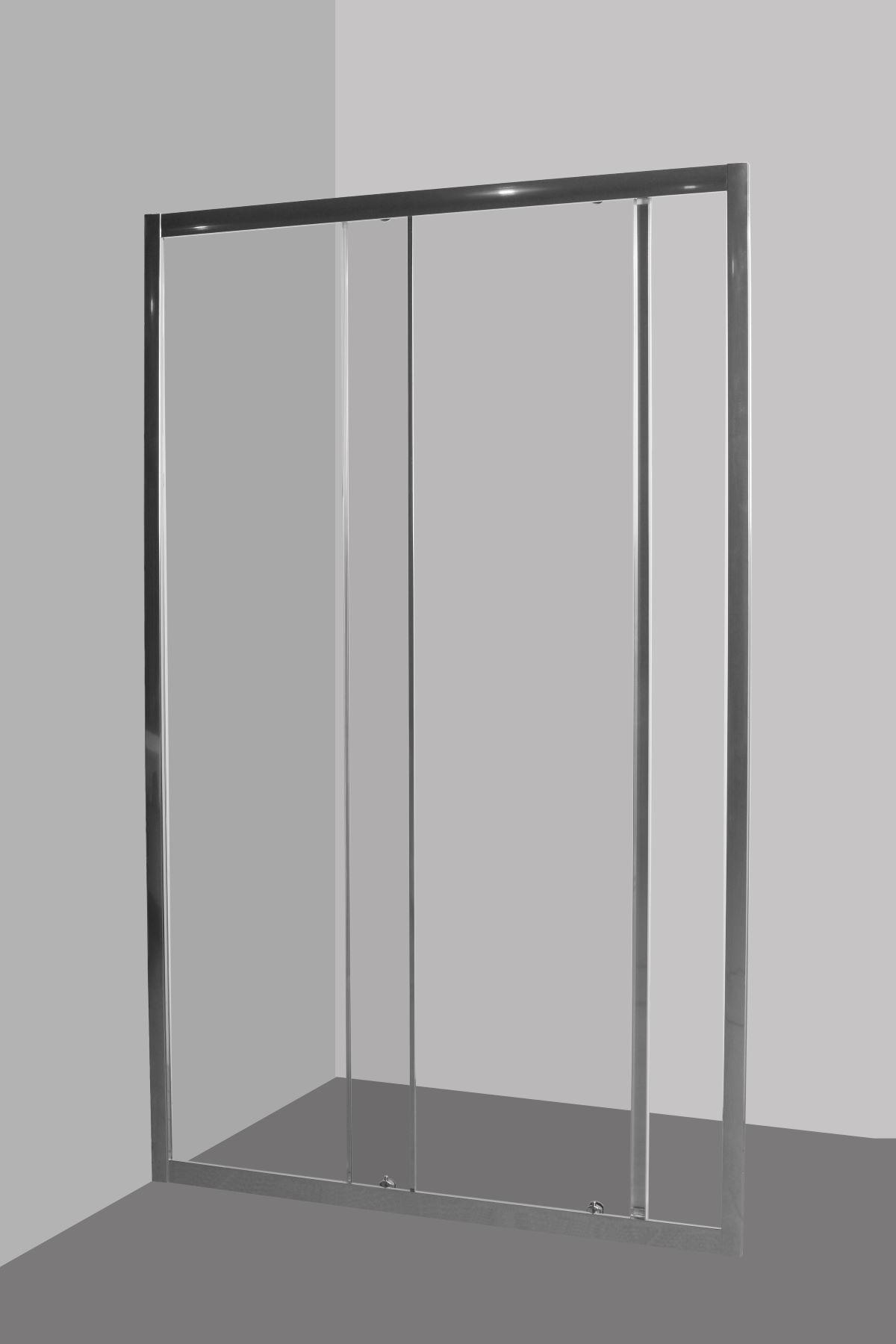 Душевая дверь ACQUASI DUE-BF-1-120-C-Cr, стекло прозрачное