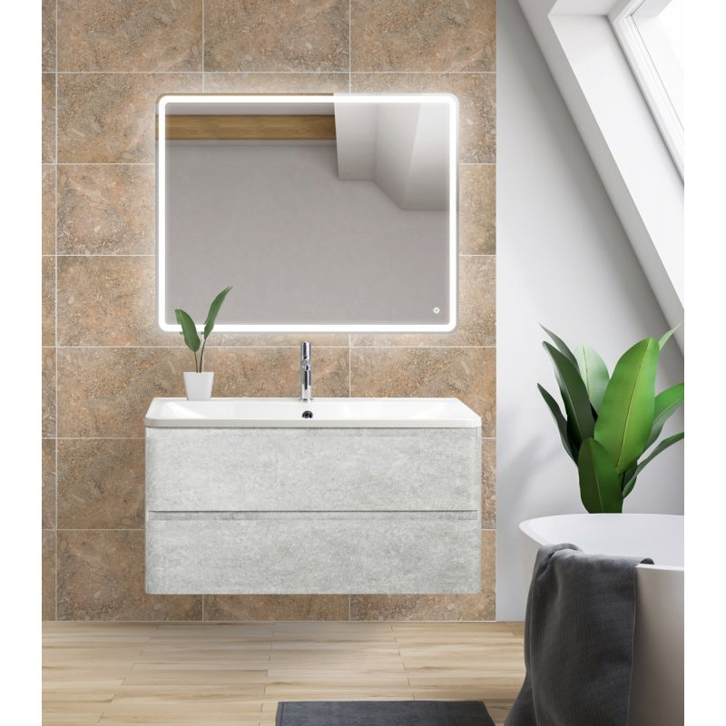 Мебель для ванной BelBagno ALBANO-1200-2C-SO-CVG 1200x450x500 Cemento Verona Grigio