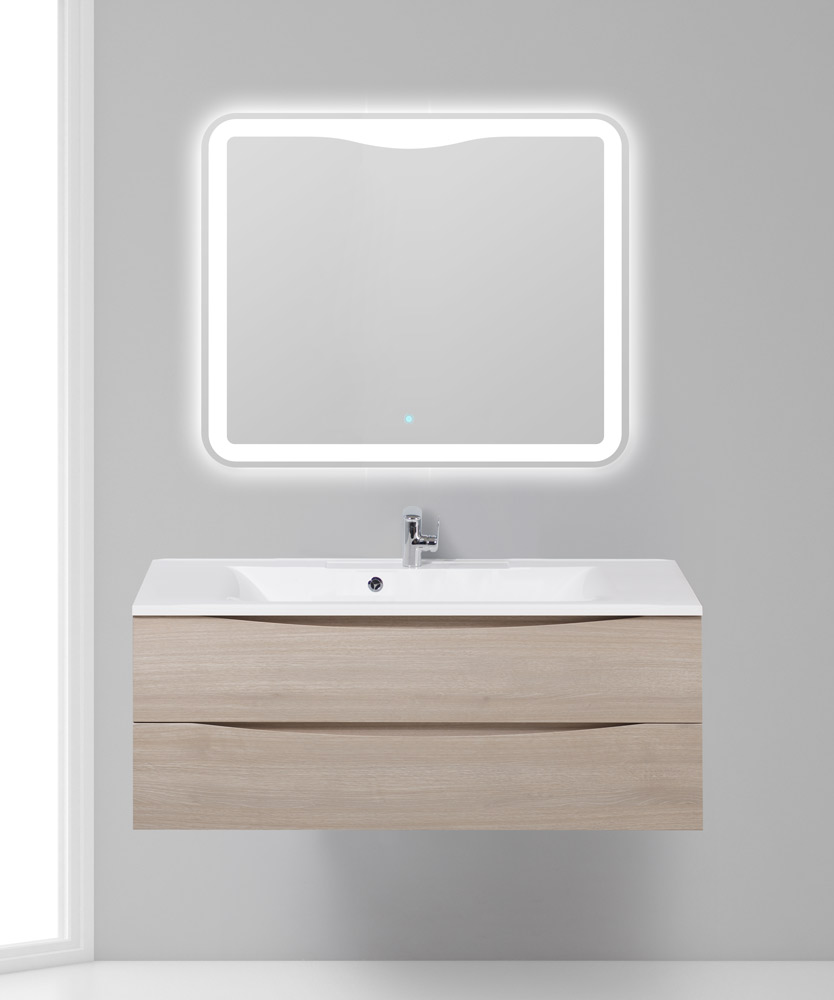 Мебель для ванной BelBagno MARINO-1200-2C-SO-RG-P 1200x450x500 Rovere Grigio