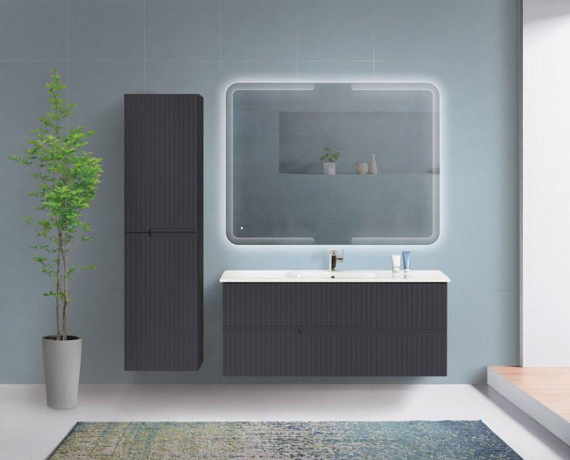 Мебель для ванной CEZARES DUET 80 см, Grafito
