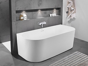 Акриловая ванна пристенная BELBAGNO BB412-1700-800, 170х80 см, белая