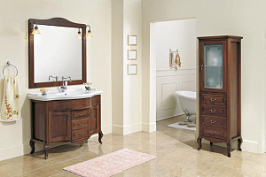 Мебель для ванной Cezares ANDAMA с тремя выдвижными ящиками и двумя распашными дверцами, Bianco Laccato Opaco